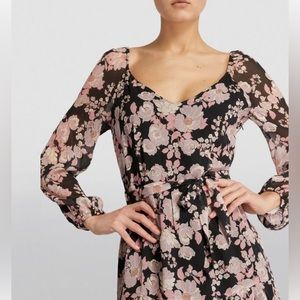 Paige simi floral dress xs
